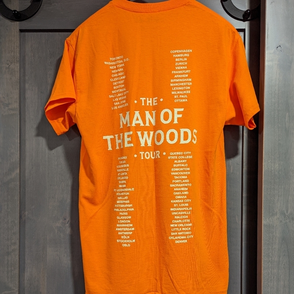 Justin Timberlake Man of the Woods World Tour Concert T Shirt Unisex Size Medium - Picture 5 of 5